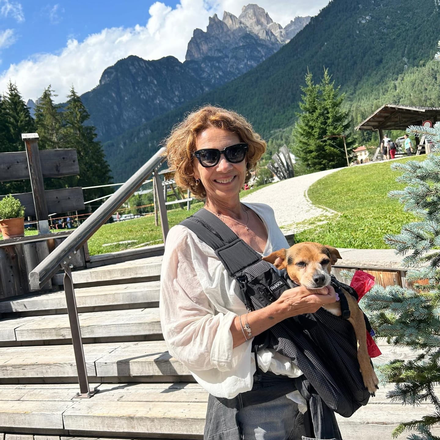 Customer photo review of Sac de transport en bandoulière noir - Version printemps / été