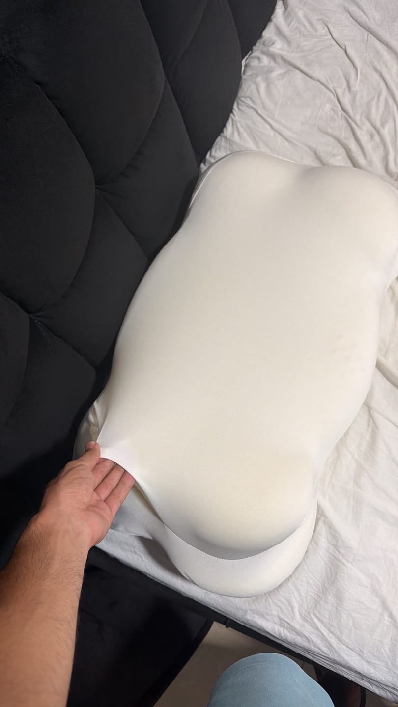 Customer photo review of carellow כרית אורטופדית