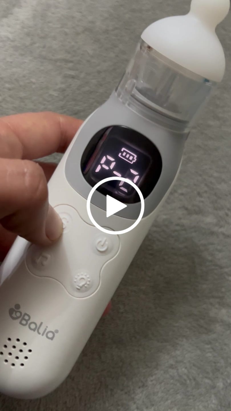 Customer video review of Aspirador nasal