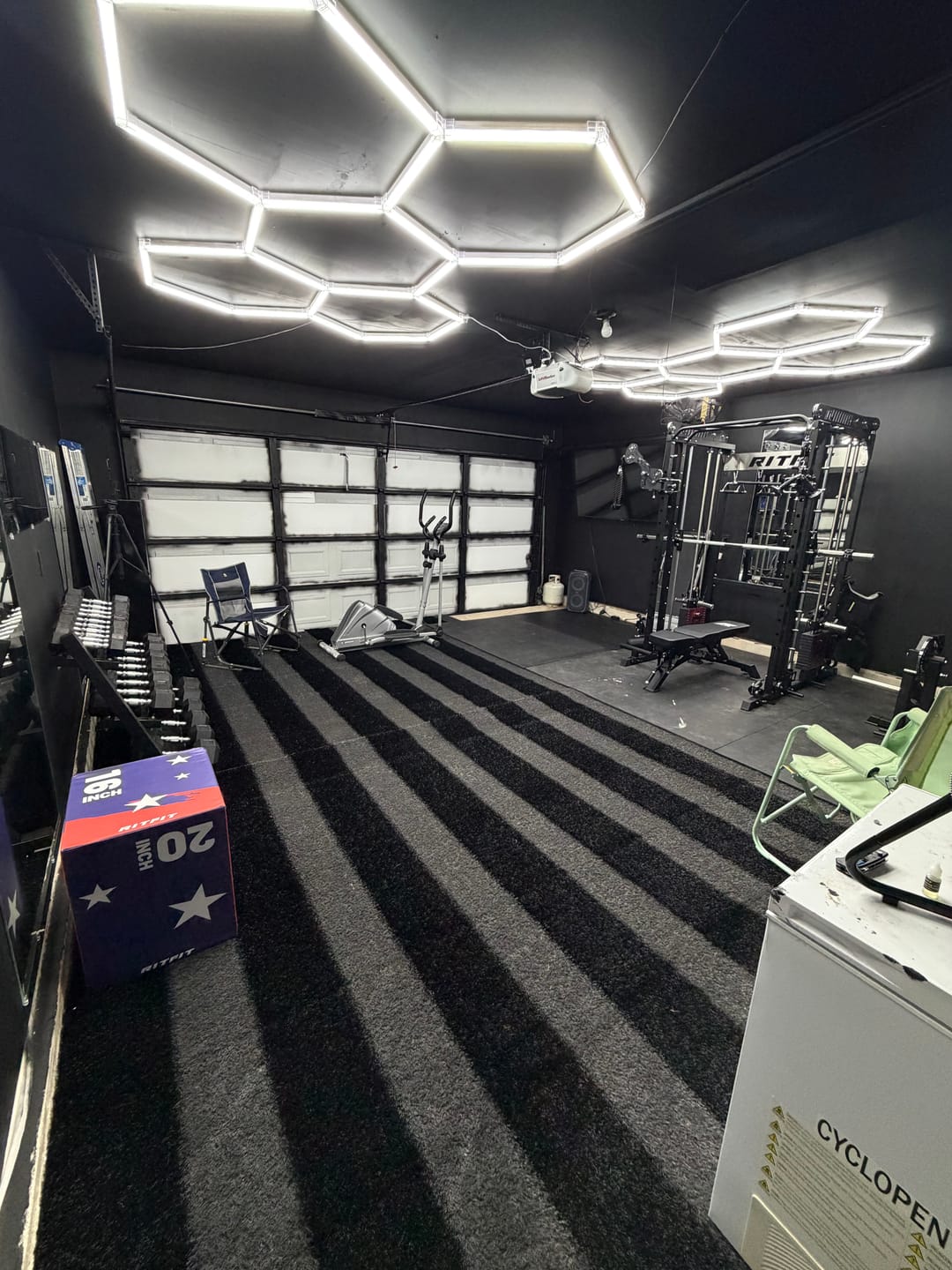 Customer photo review of RitFit M1 PRO Smith Machine Weight Stack Home Gym Package