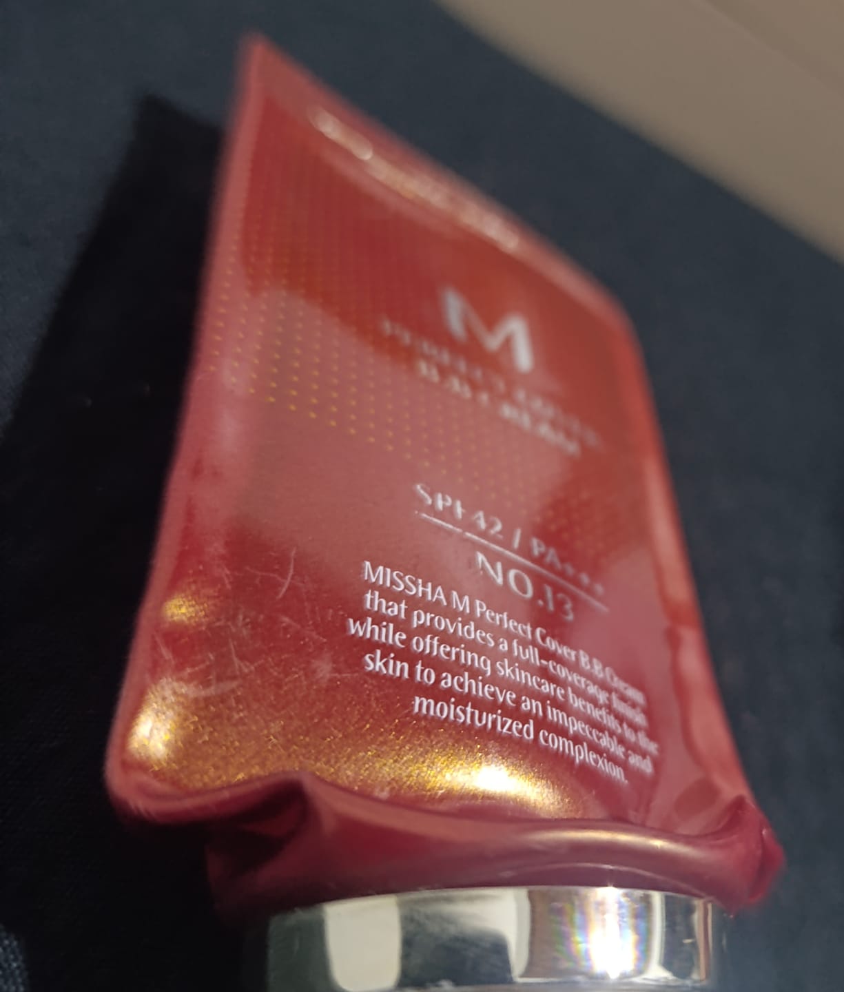 Customer photo review of MISSHA M Perfect Cover BB Cream SPF 42 PA+++