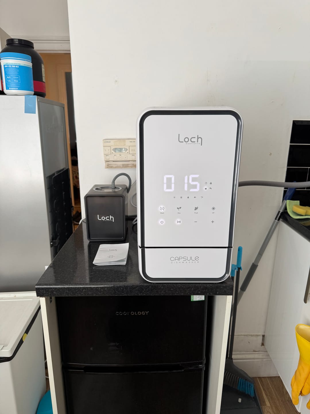Customer photo review of Capsule Dishwasher