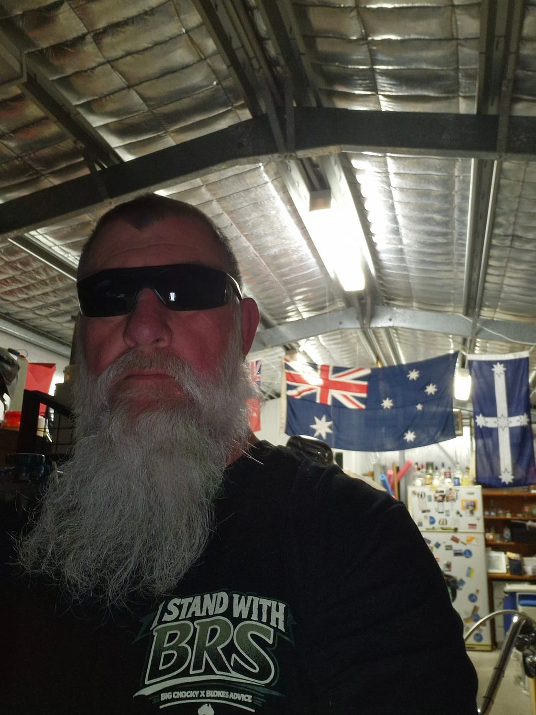 Customer photo review of Big Chocky | Stand With BRS Tee