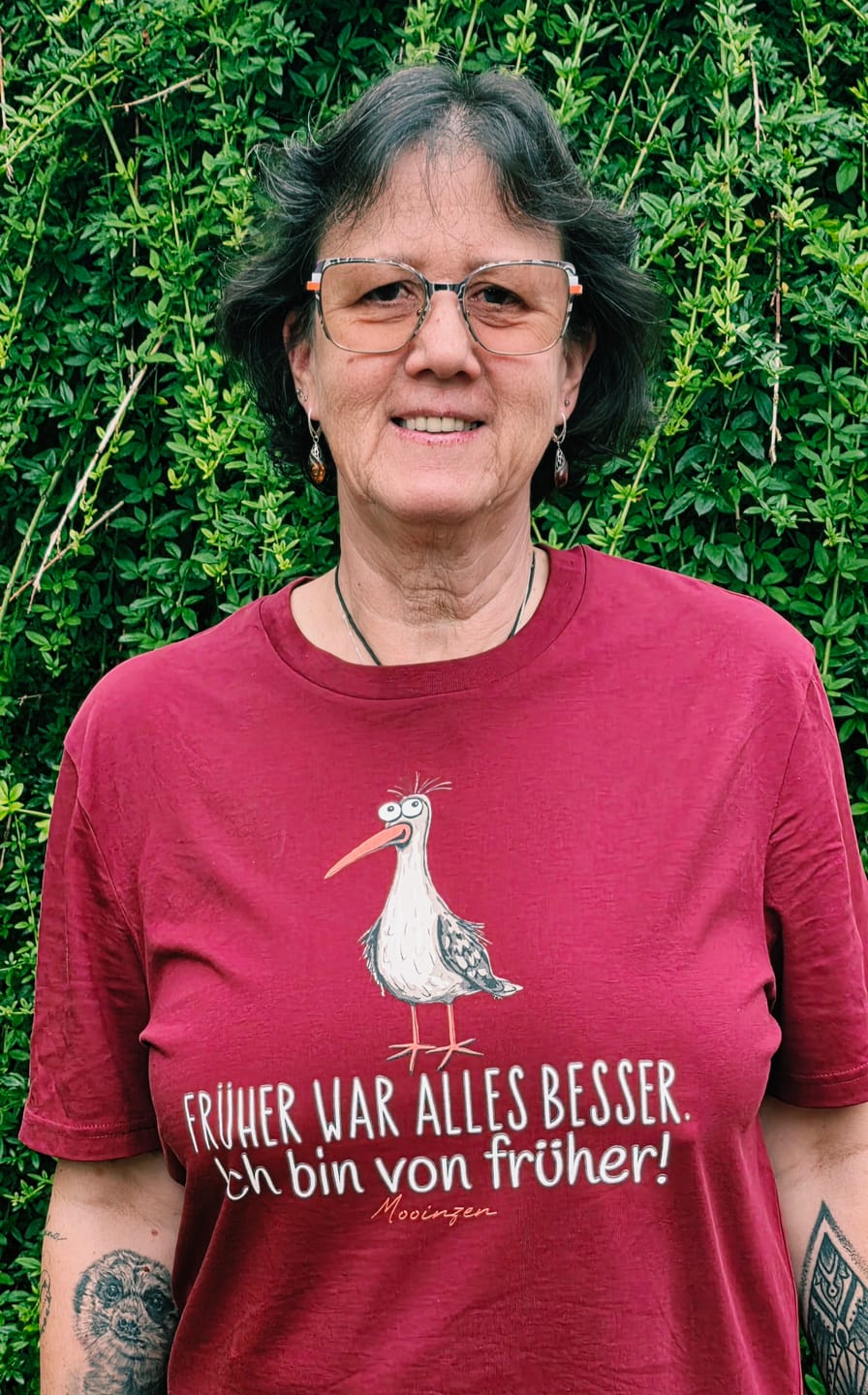 Customer photo review of Früher war alles besser! · Herren Premium Bio T-Shirt