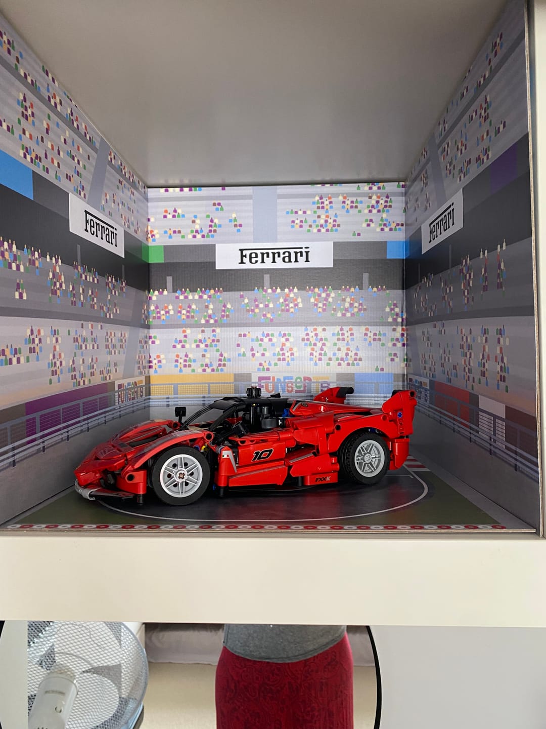 Customer photo review of Turbo Speed Circuit & Tune Up Showroom Sides - for Ikea® Kallax