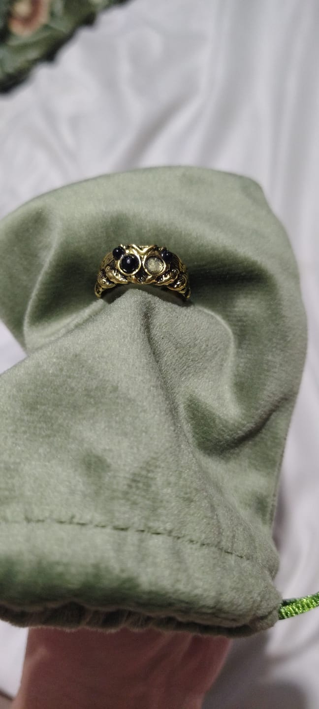 Customer photo review of FREE Today: Jumping Spider Ring
