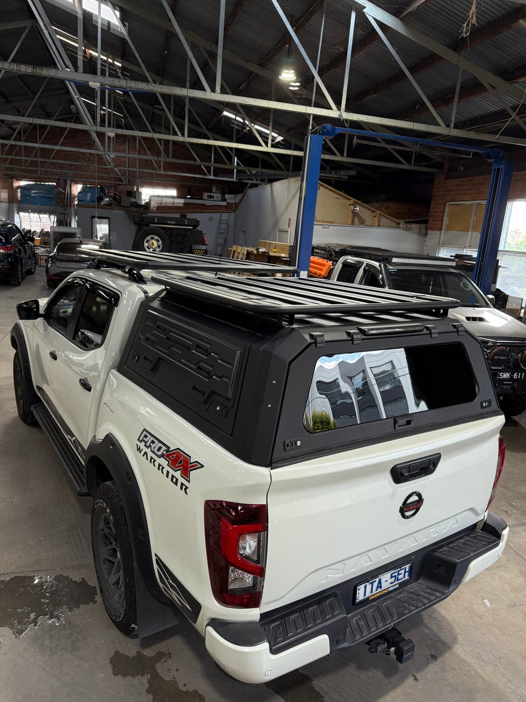 Customer photo review of Aluminum Tub Canopy For Nissan Navara (MY19+)