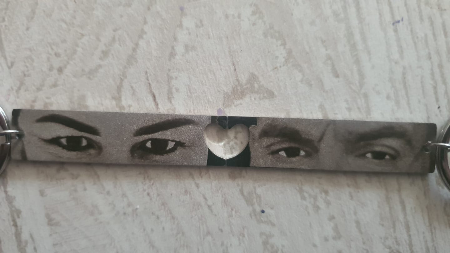 Customer photo review of Schlüsselanhänger Augen - Paar
