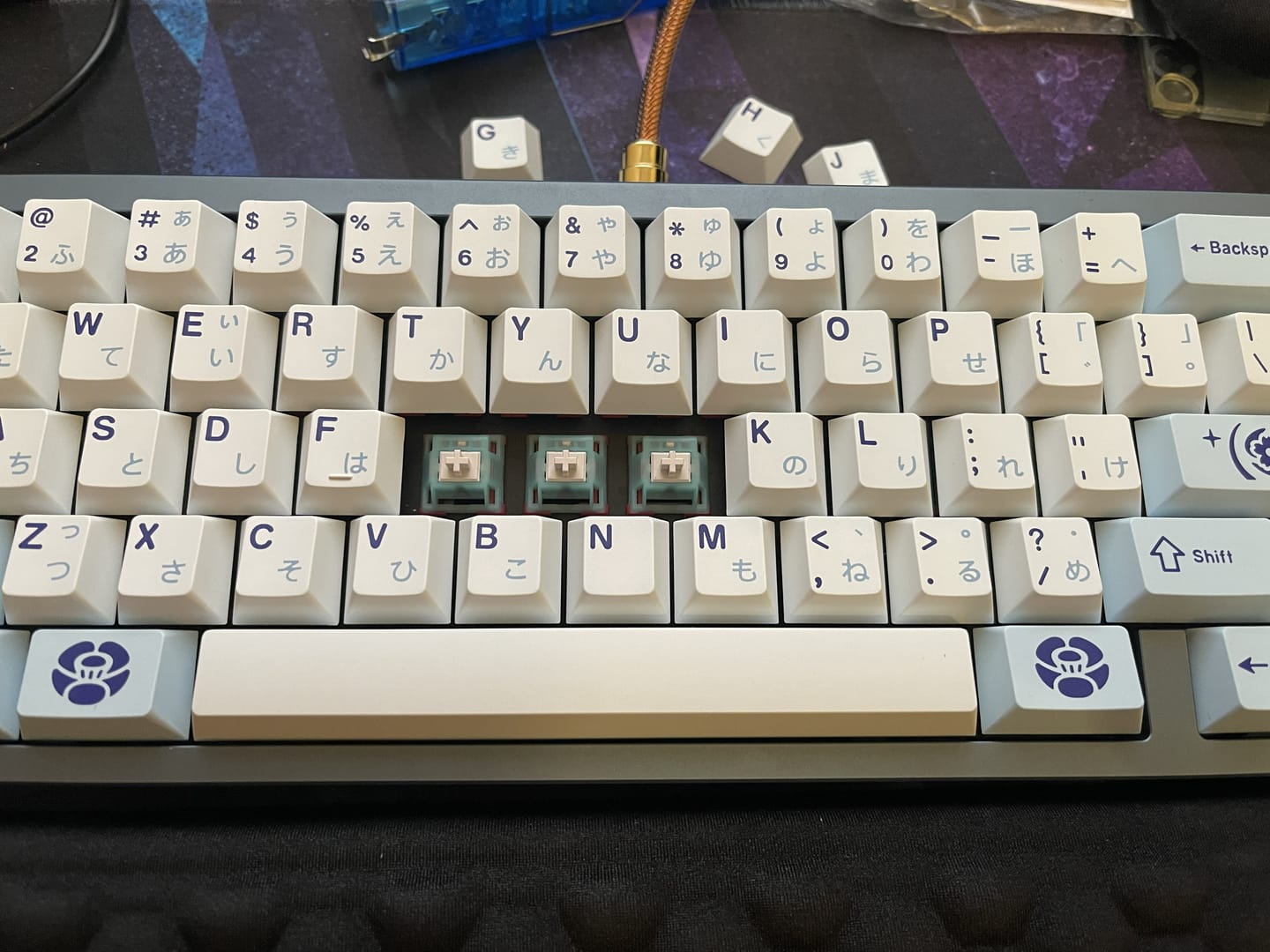 Customer photo review of KEYGEEK T2 Linear Switch Factory Lubed (10PCS)
