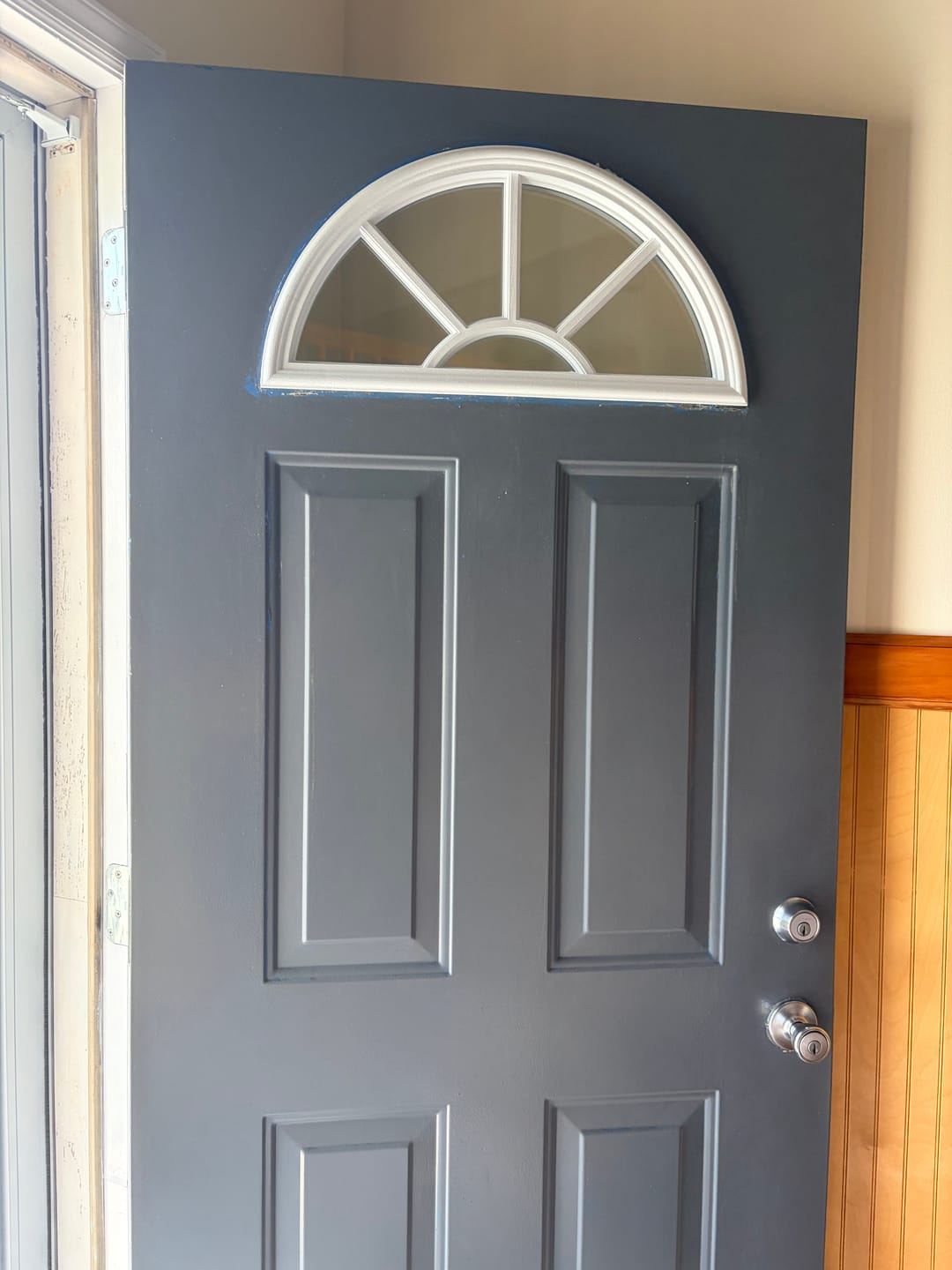 Customer photo review of Clear Sunburst Glass and Frame Kit (Fanlite)