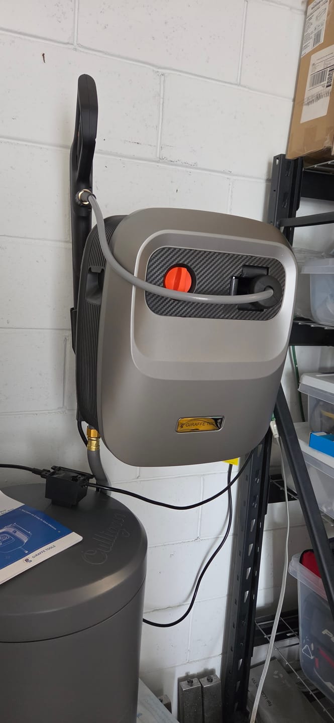 Customer photo review of Grandfalls Retractable Pressure Washer - All Models