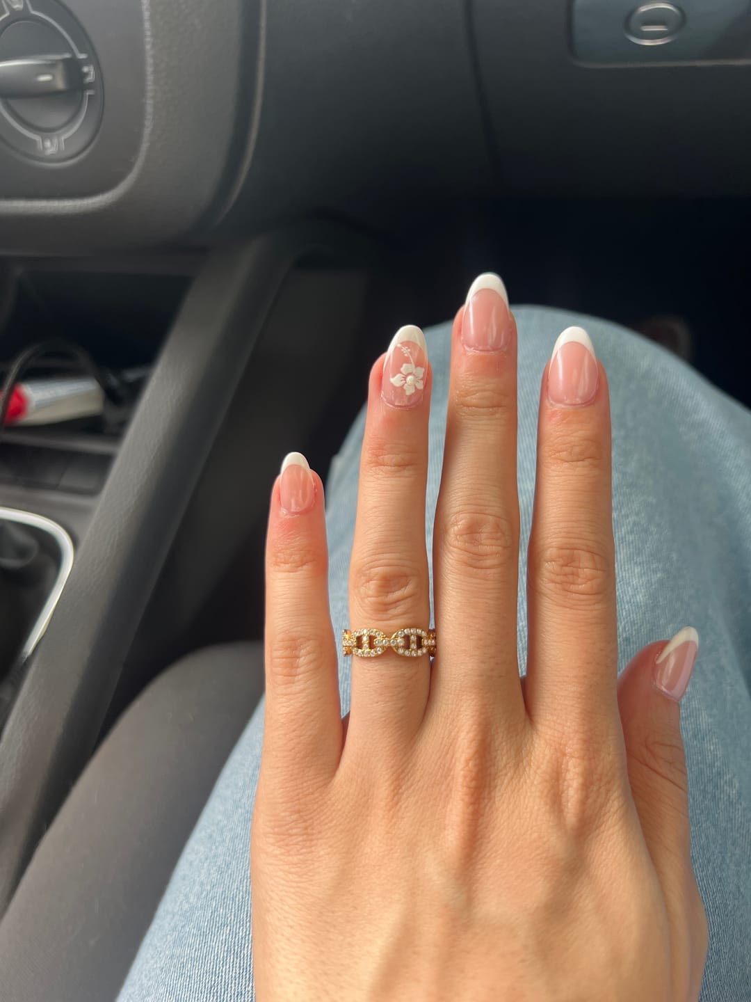 Customer photo review of Pave Flow Deluxe Ring 14K Vergoldet