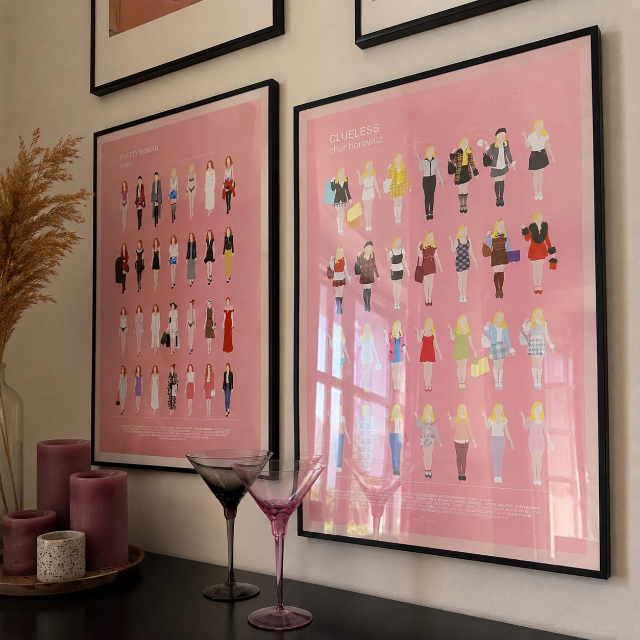 Customer photo review of Pretty Woman Movie Poster Julia Roberts and all her looks