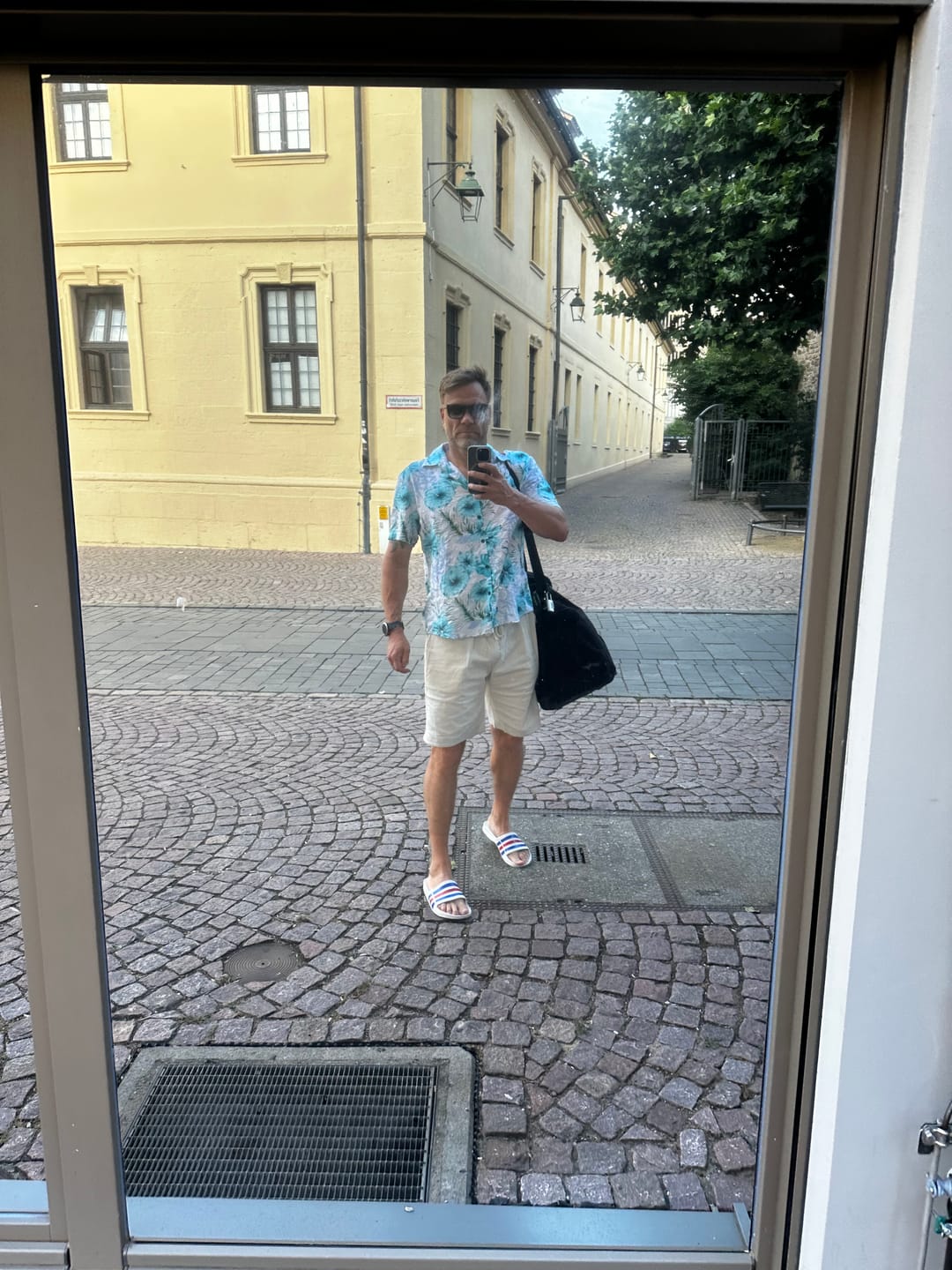 Customer photo review of Herren Freizeit Shorts aus Leinen Baumwolle