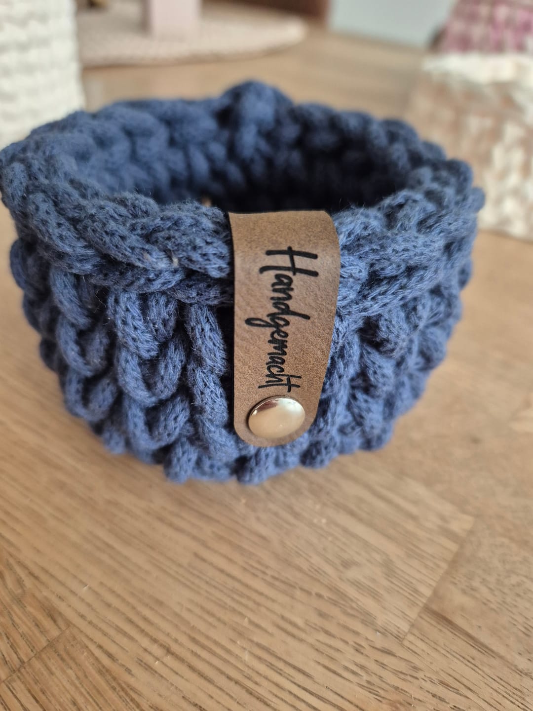 Customer photo review of Label-Set "Handgemacht"- Label aus Kunstleder - CS0026