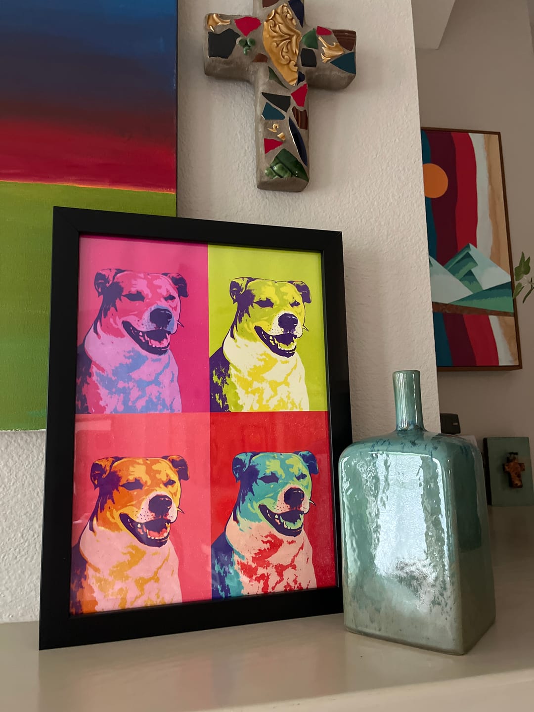 Customer photo review of Color Squares - Personalized Poster