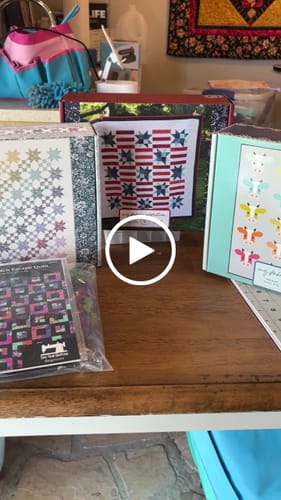Customer video review of Star Studded Pre Cut Quitl Kit by GiGi's Thimble featuring Libery Of London Fabrics by Emily Belle