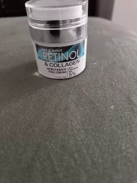 Customer photo review of Retinol Collagen Face Cream – Anti-Aging, Brightening & Deep Hydration (50ml)
