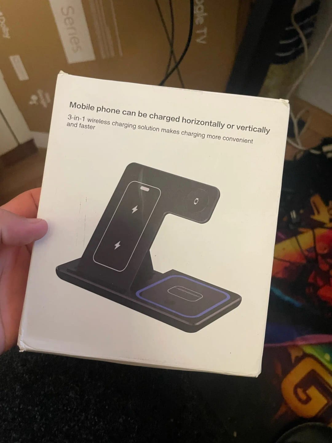Customer photo review of Foldable Phone Wireless Charger