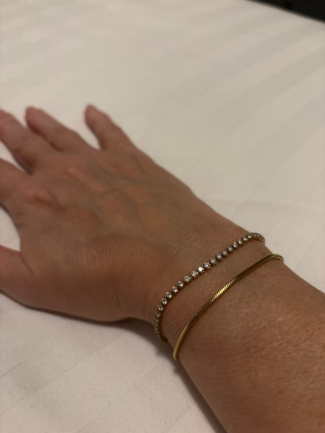 Customer photo review of Minimal Square Bracelet