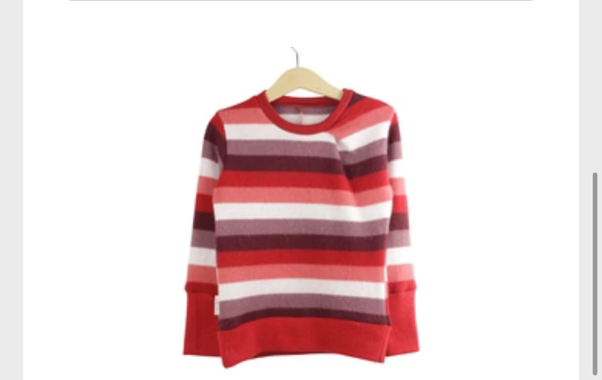 Customer photo review of Upcycling Kaschmirpullover mit der Falte 98/104