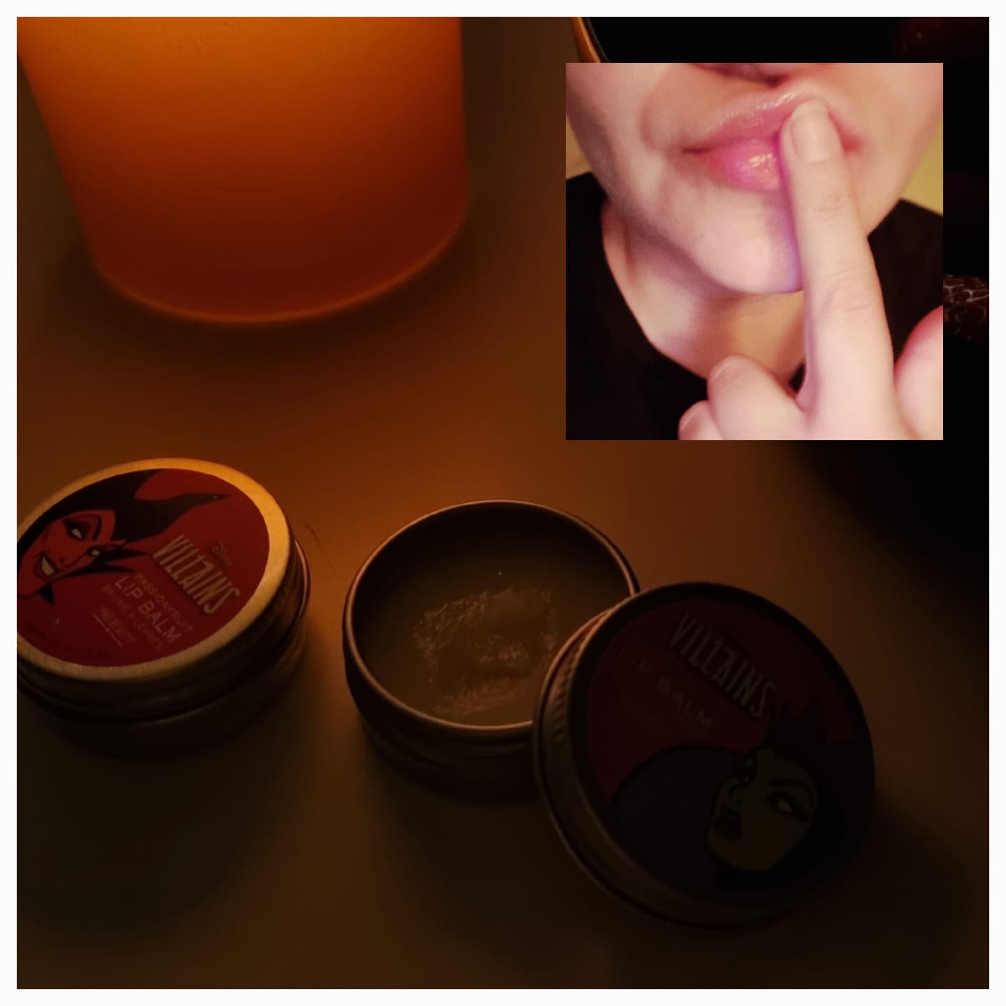 Customer photo review of Disney Villains Lippenbalsam Set Apfel & Passionsfrucht