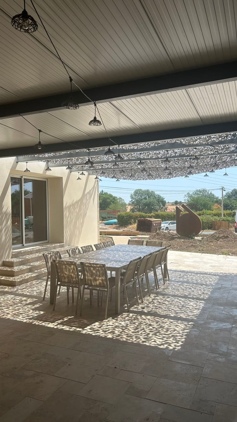 Customer photo review of Filet de camouflage renforcé gris