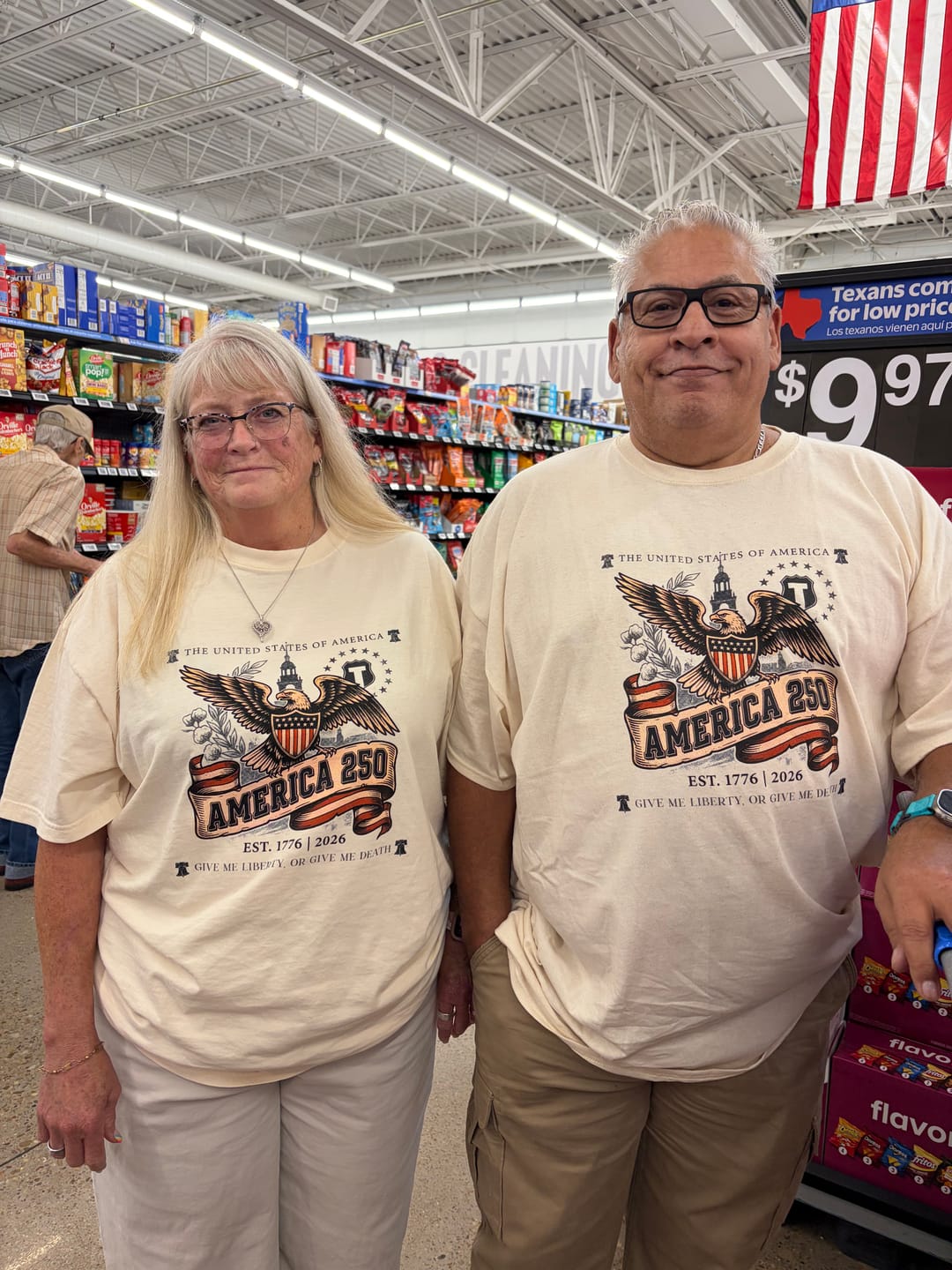 Customer photo review of American T-shirt