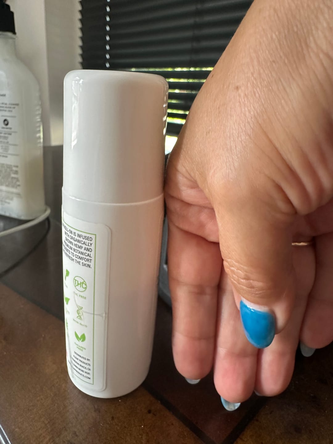 Customer photo review of A.LEAF CBD Comfort Roll-On – 800mg THC-Free | Fast Acting