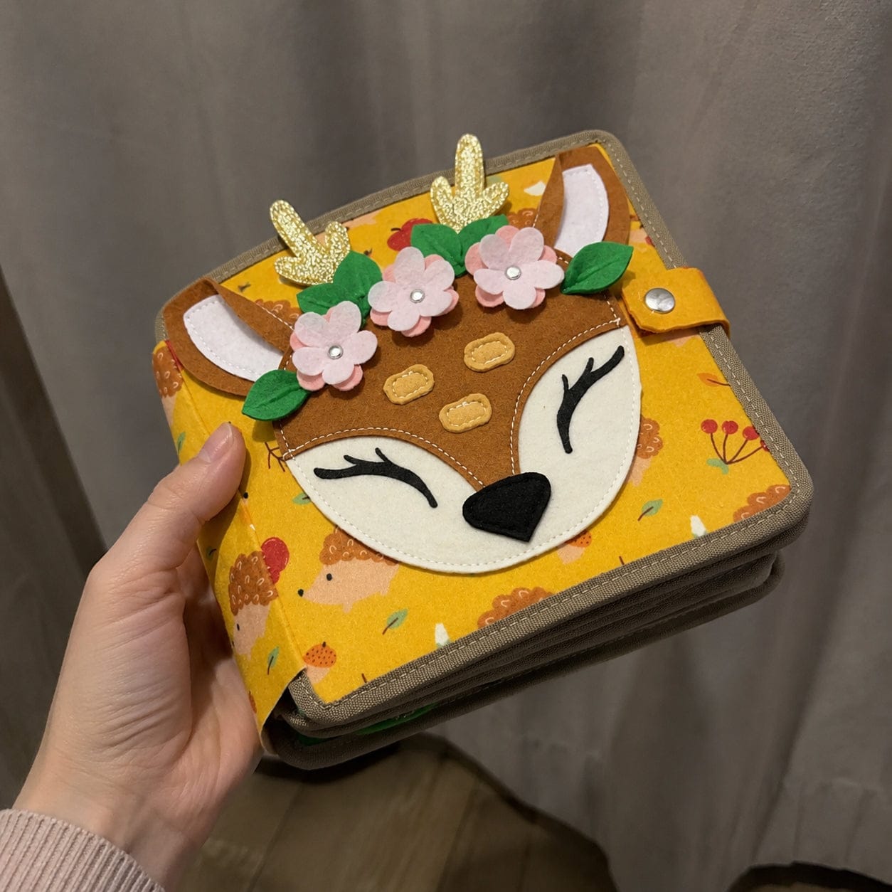 Customer photo review of Marvin's Montessori Deer Activity Book
