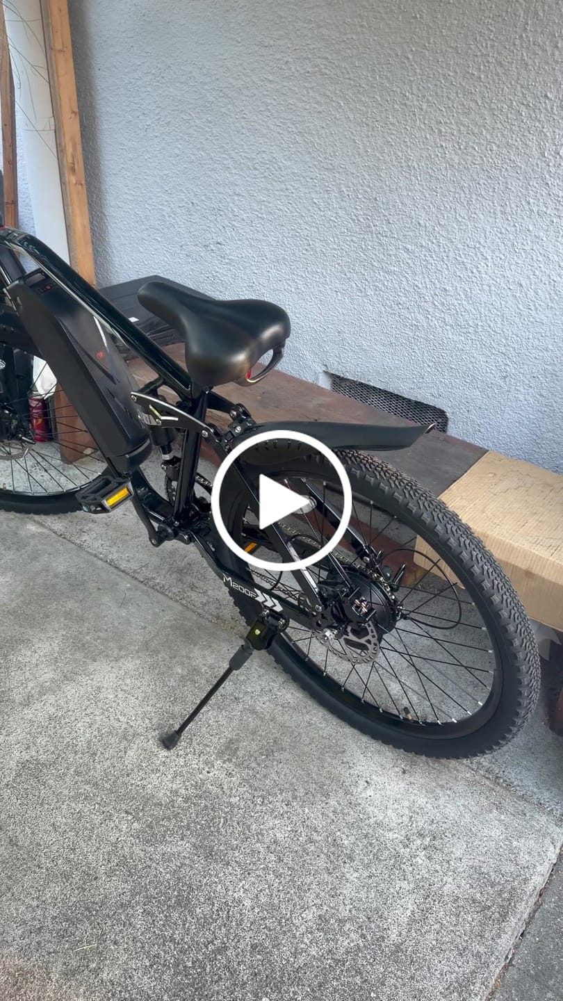 Customer video review of Eskute® M200F 27.5" Full Suspension Electric Bike
