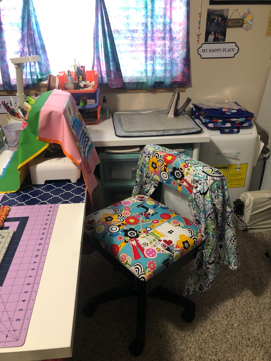 Customer photo review of Arrow Hydraulic Sewing Chair