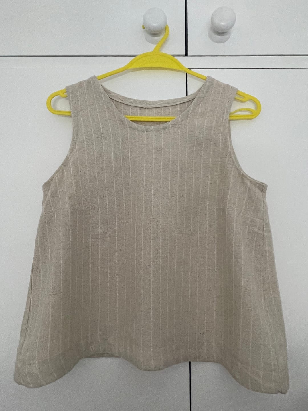 Customer photo review of Yarn Dyed Linen Viscose Fabric