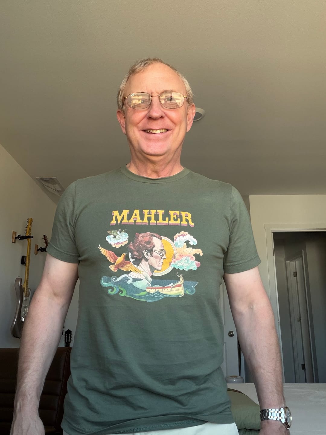 Customer photo review of Mahler: Illustrated T-Shirt