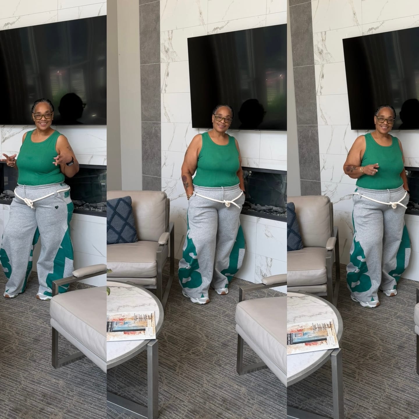 Customer photo review of Aelfric Eden Graffiti Super Baggy Barrel Sweatpants