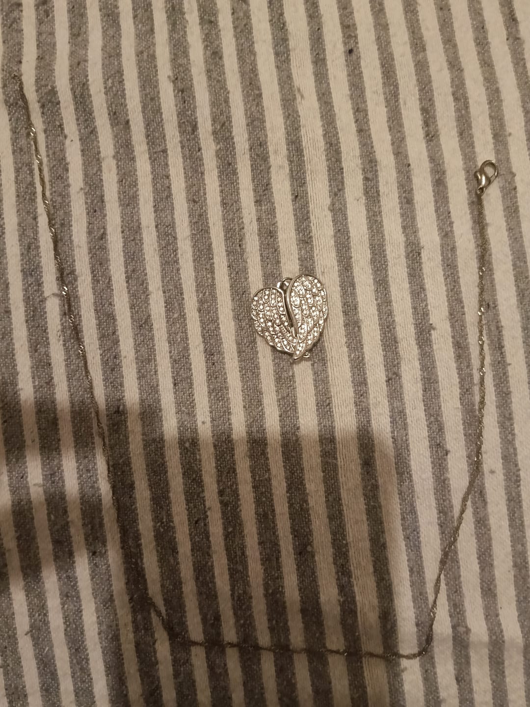 Customer photo review of Collana Ali di Angelo con Foto Personalizzata