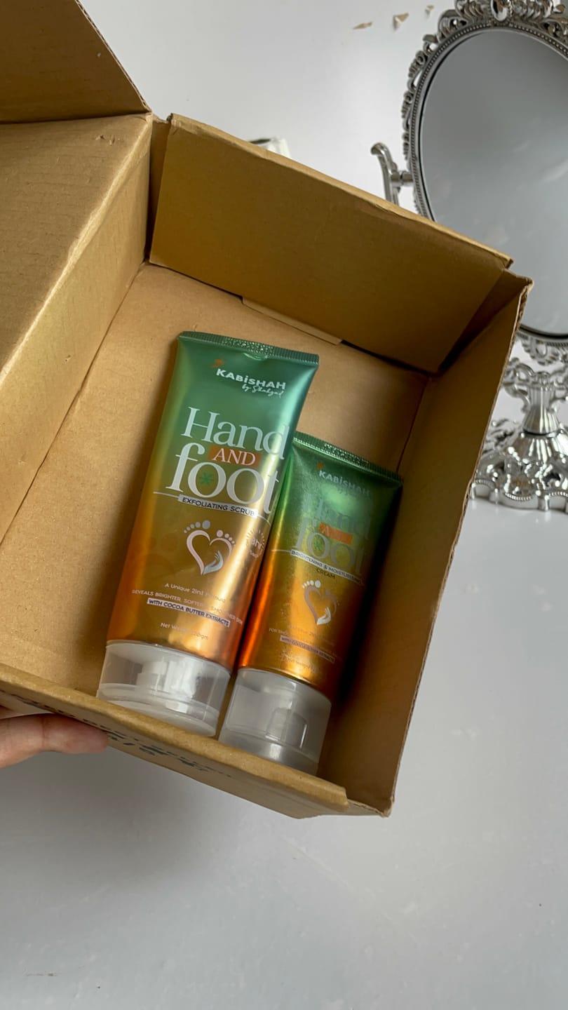 Customer photo review of Hand & Foot Brightening Bundle