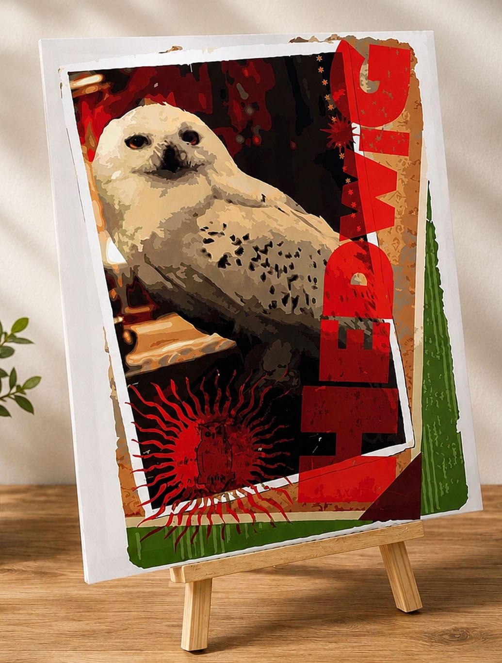 Customer photo review of Harry Potter - Carte Hedwige