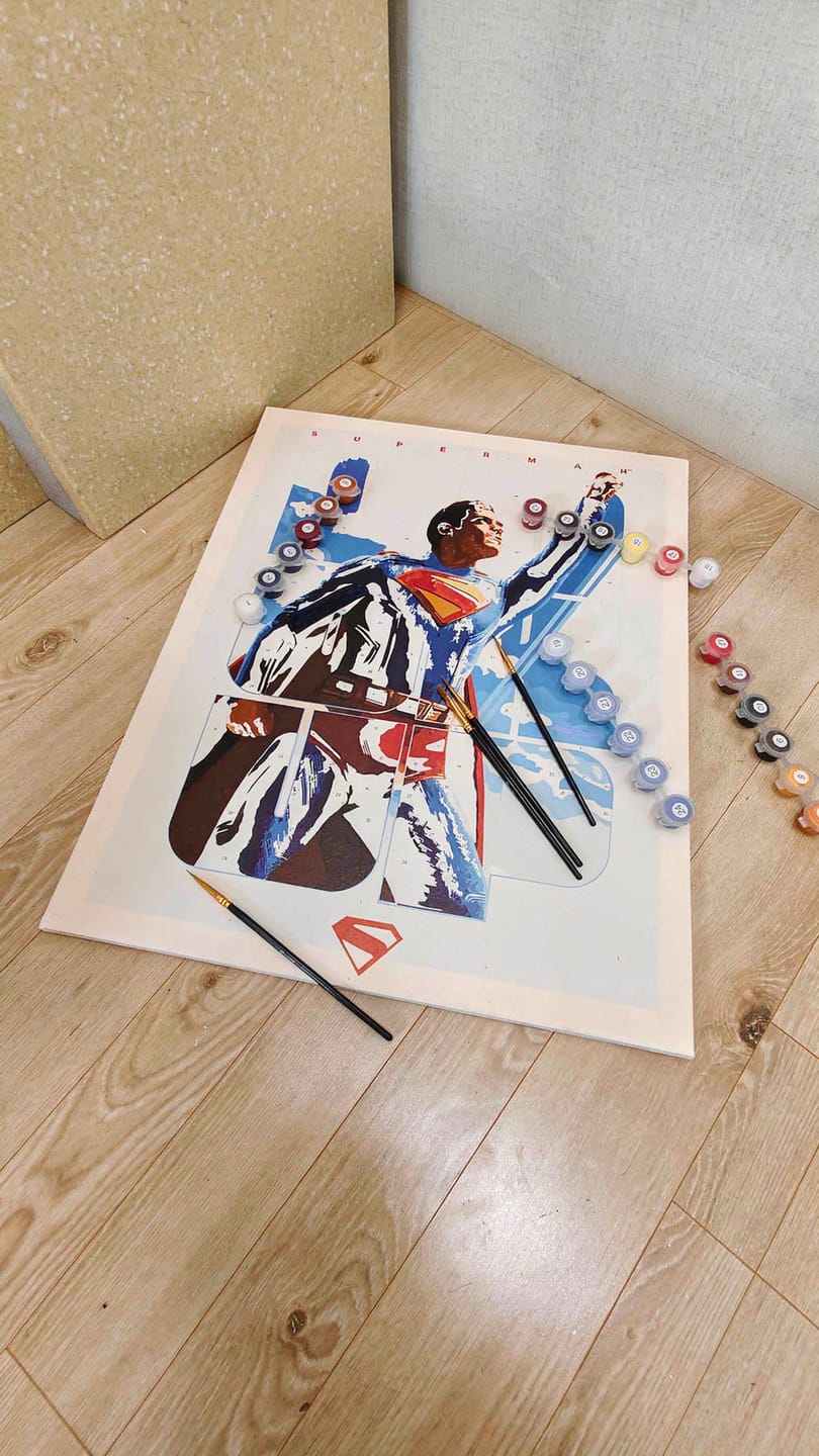 Customer photo review of Superman Regarde vers le Haut Affiche