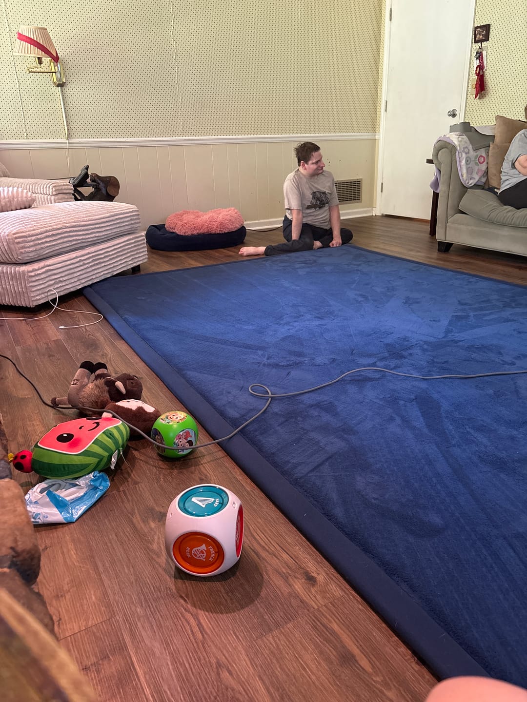 Customer photo review of Relax Mat - 1.4" Thick Soft Foam Play Mat