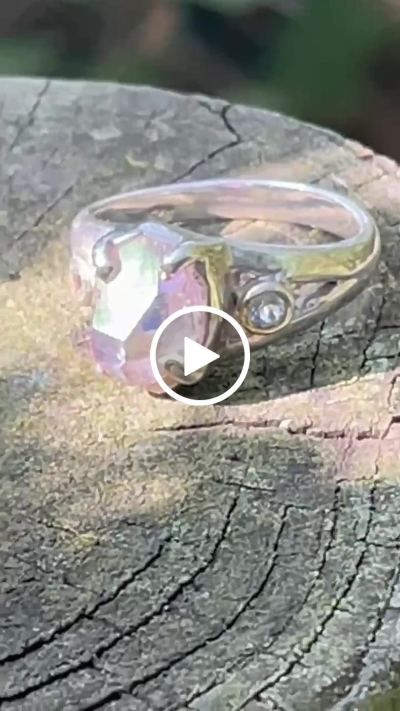 Customer video review of Angel Aura Herkimer Ring