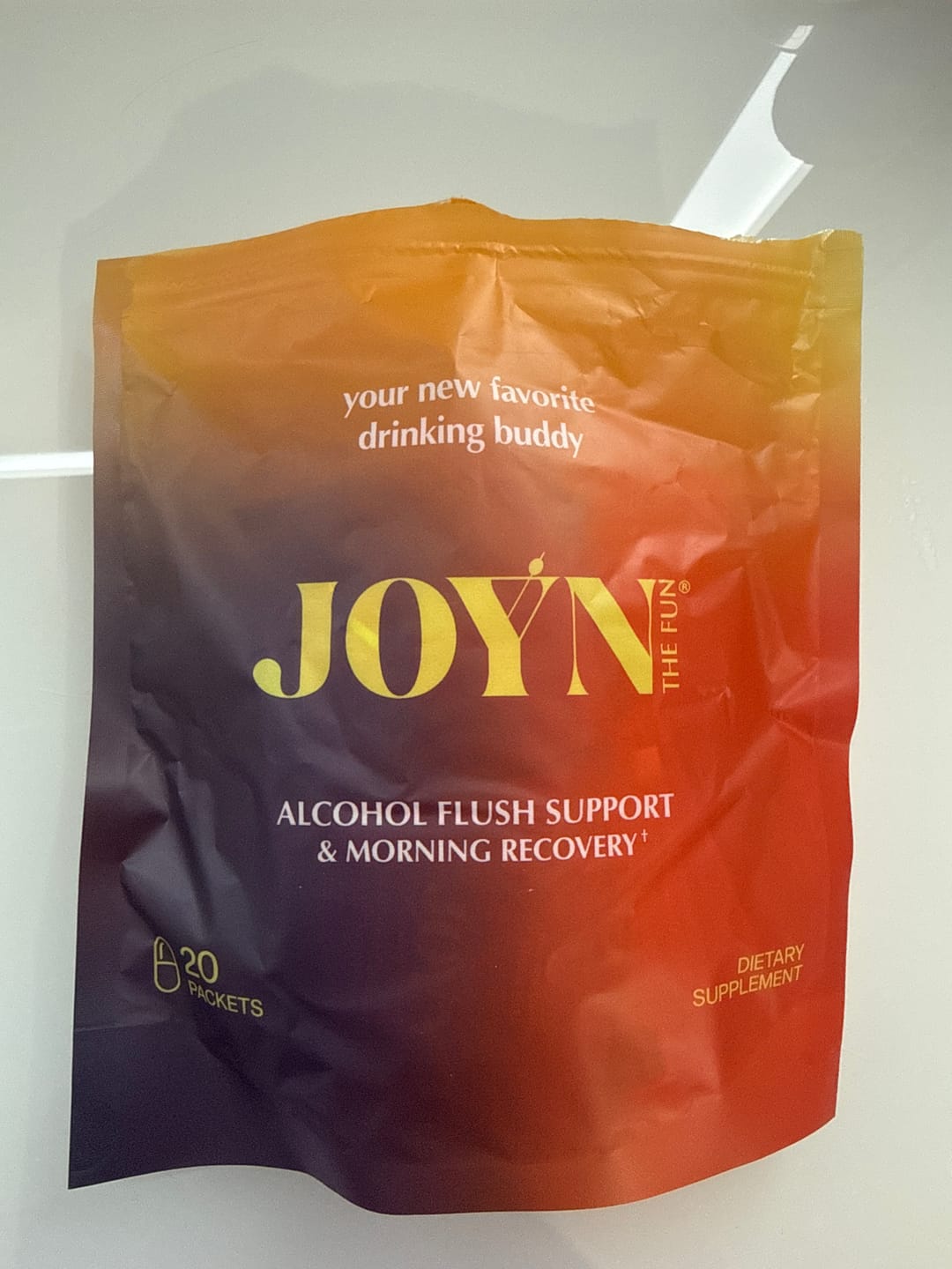 Customer photo review of 20ct Value Pack: Alcohol Flush and Hangover Reducer Capsules