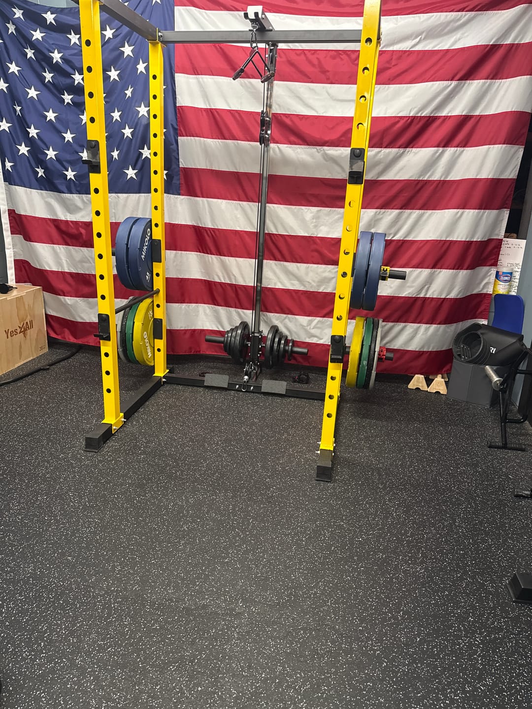 Customer photo review of Heavy Duty American Nylon Flag - Made In USA