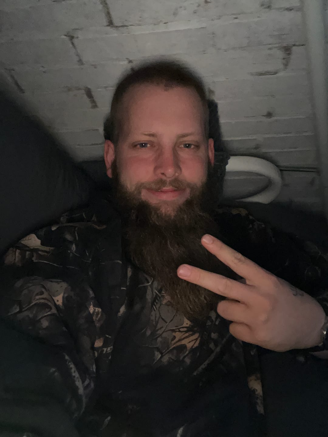 Customer photo review of 5206 - Tree Camo Collection - Crewnecks