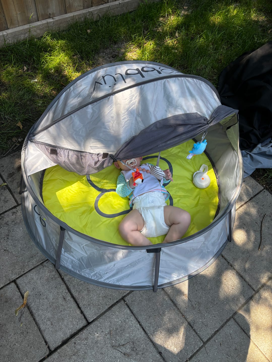 Customer photo review of Nidö: Pop-up Play Tent with Mosquito Net