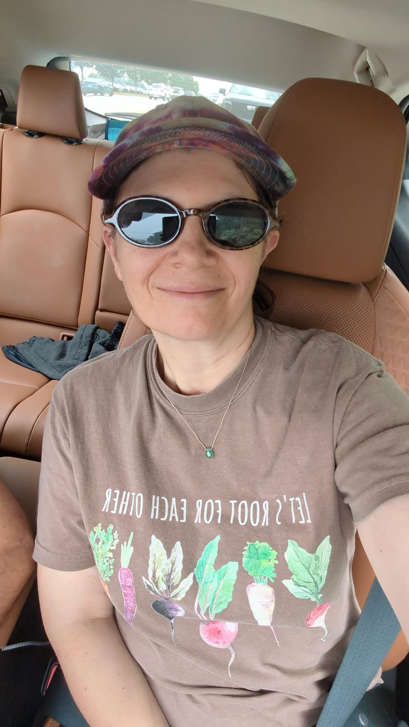 Customer photo review of Let's Root T-Shirt