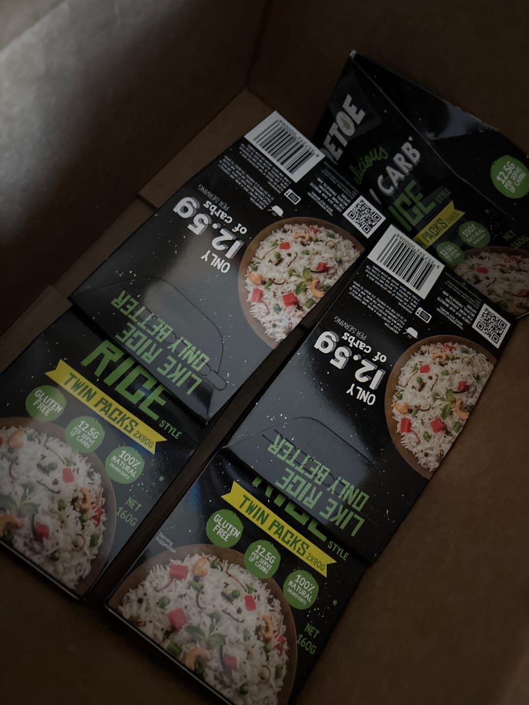 Customer photo review of Qetoe Low Carb Rice BULK VALUE 10 X TWIN PACKS