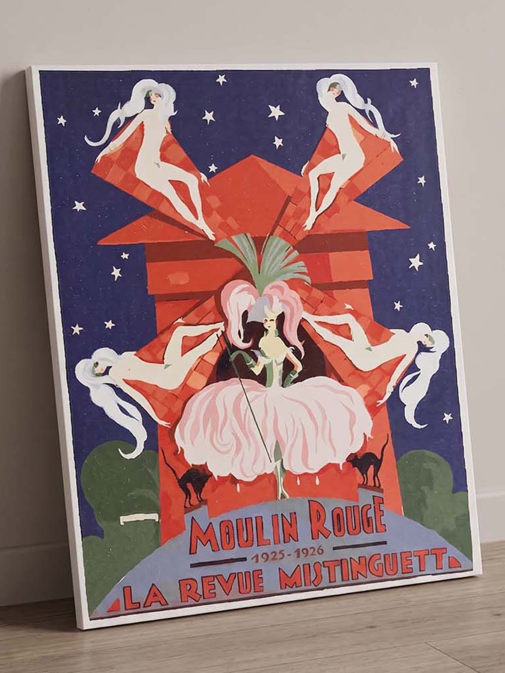 Customer photo review of Affiche Moulin Rouge - La Revue Mistinguett