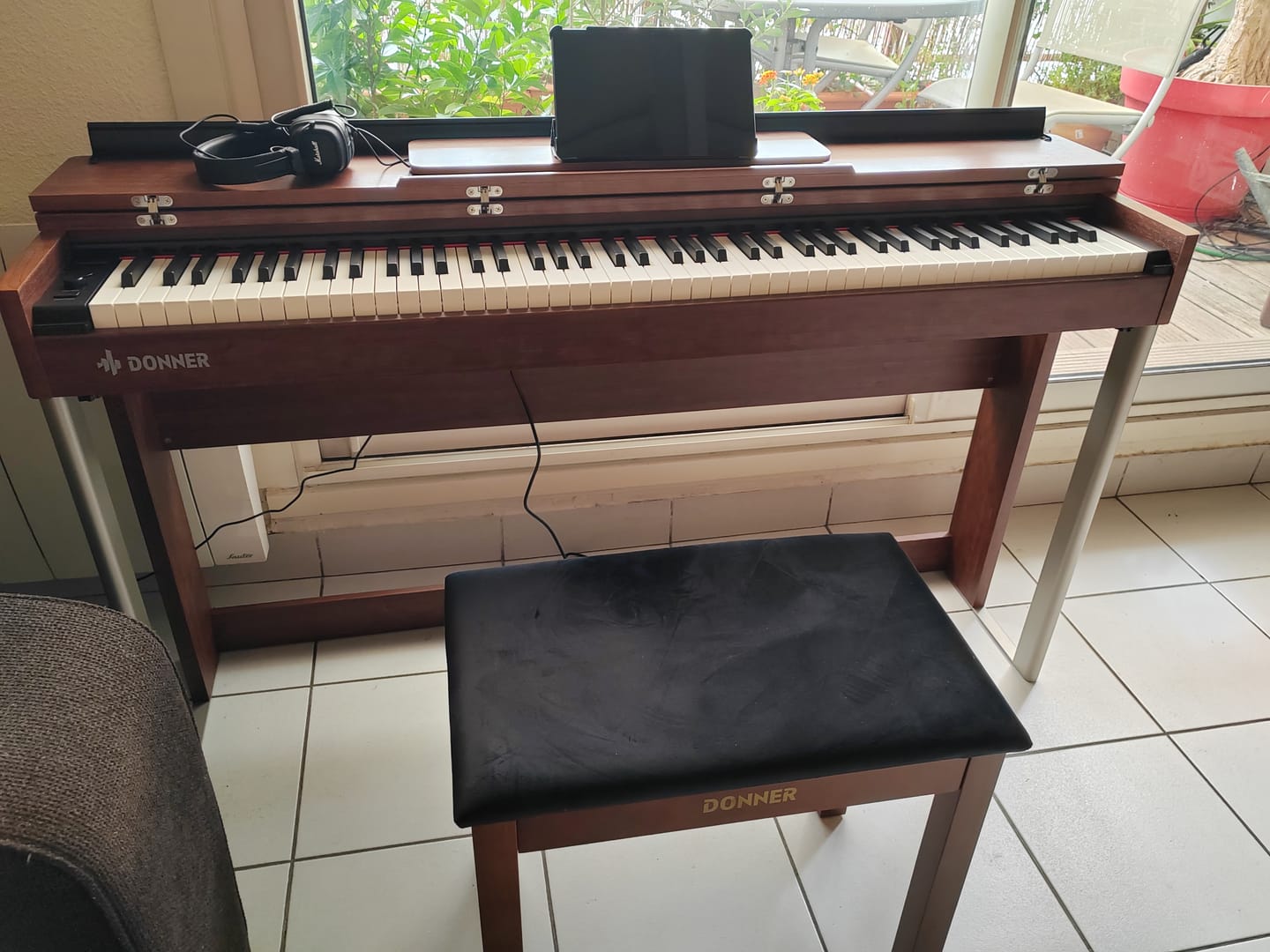 Customer photo review of Donner DDP-200 MK2 Piano numérique avec mécanisme de marteau gradué