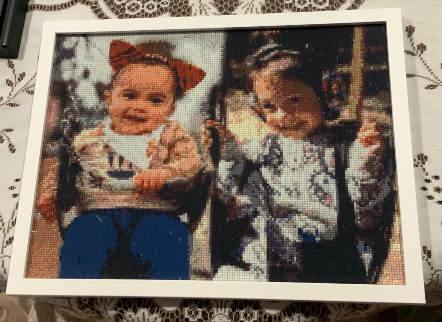 Customer photo review of Custom Diamond Painting